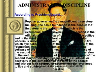 Administrative discipline 2009