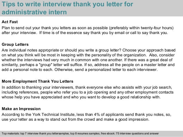 After Internship Thank You Letter from image.slidesharecdn.com