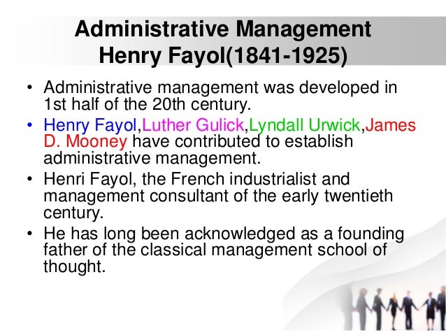 henri fayol general and industrial management