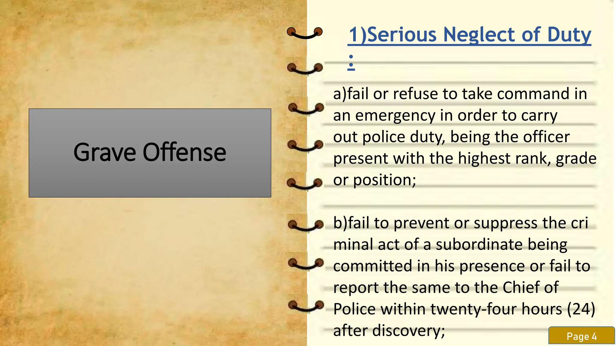 Administrative offenses and penalties offenses pptx