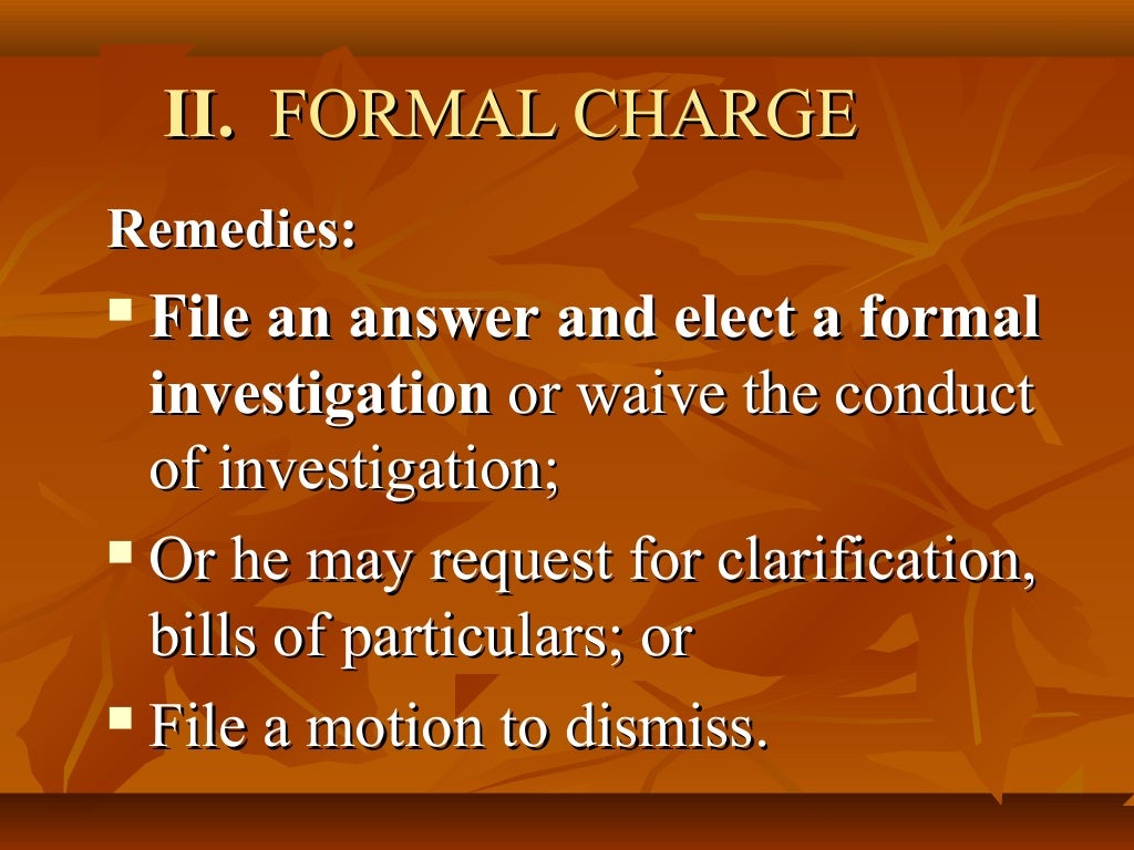 Administrative remedies