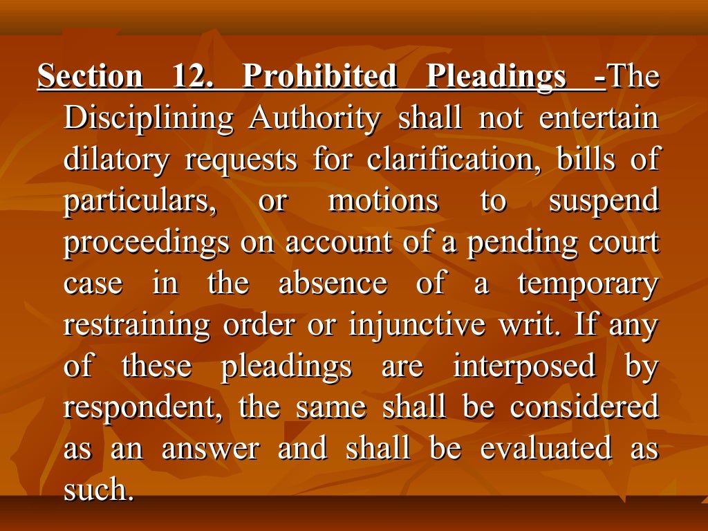 Administrative remedies