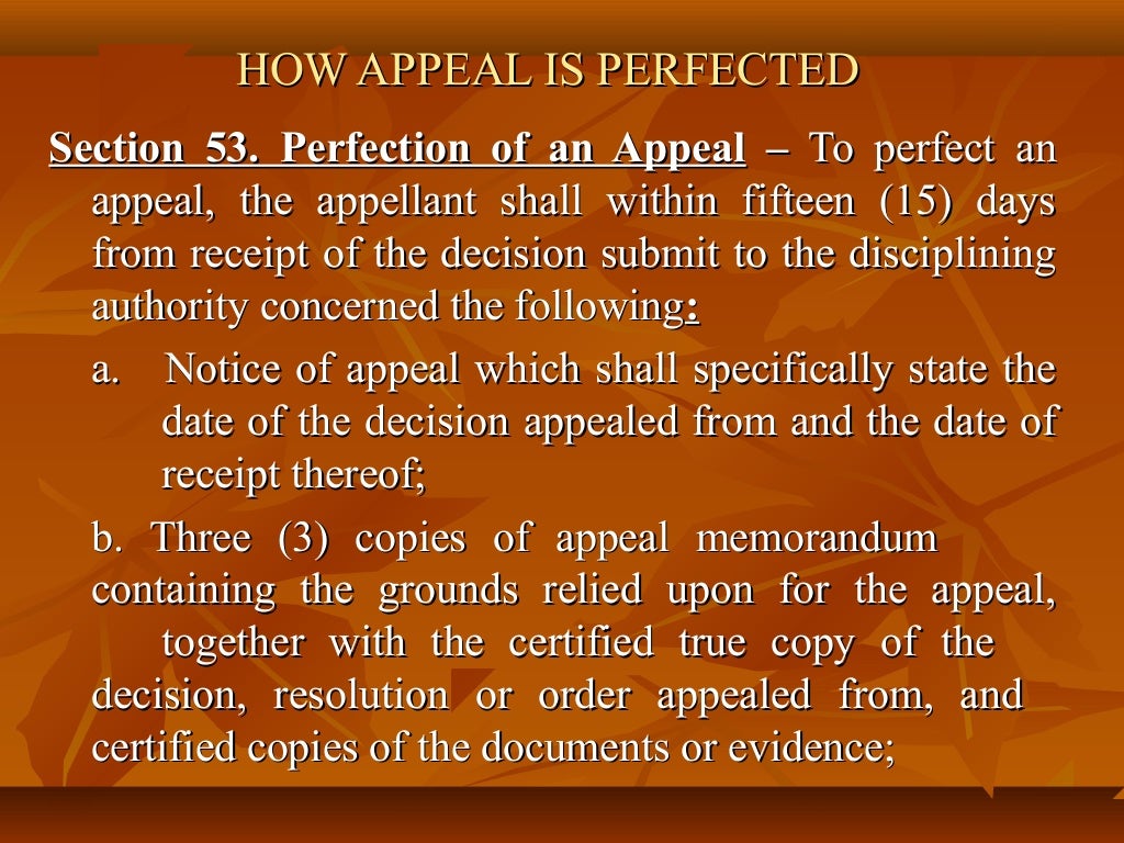 Administrative remedies