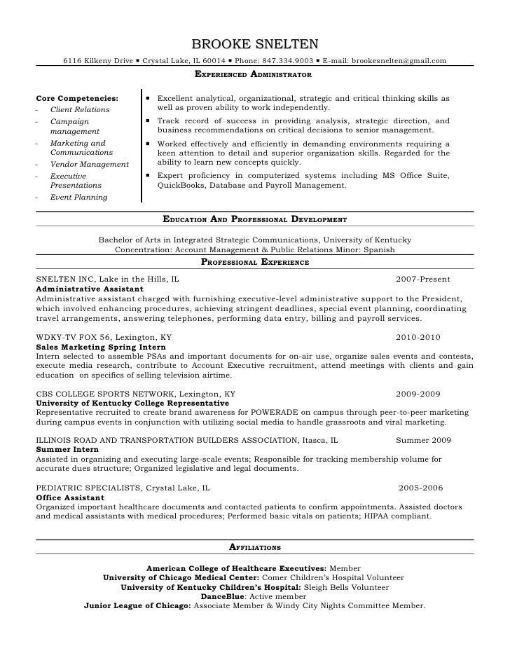 Administrator Resume Administrator Resume
