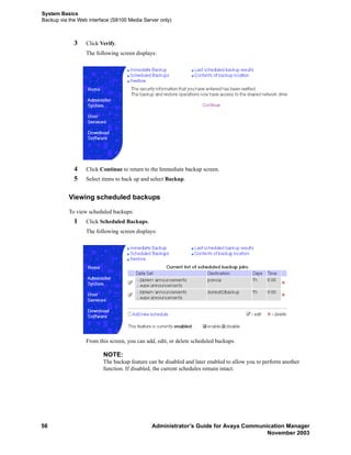 Administrators guide for avaya communication manager | PDF