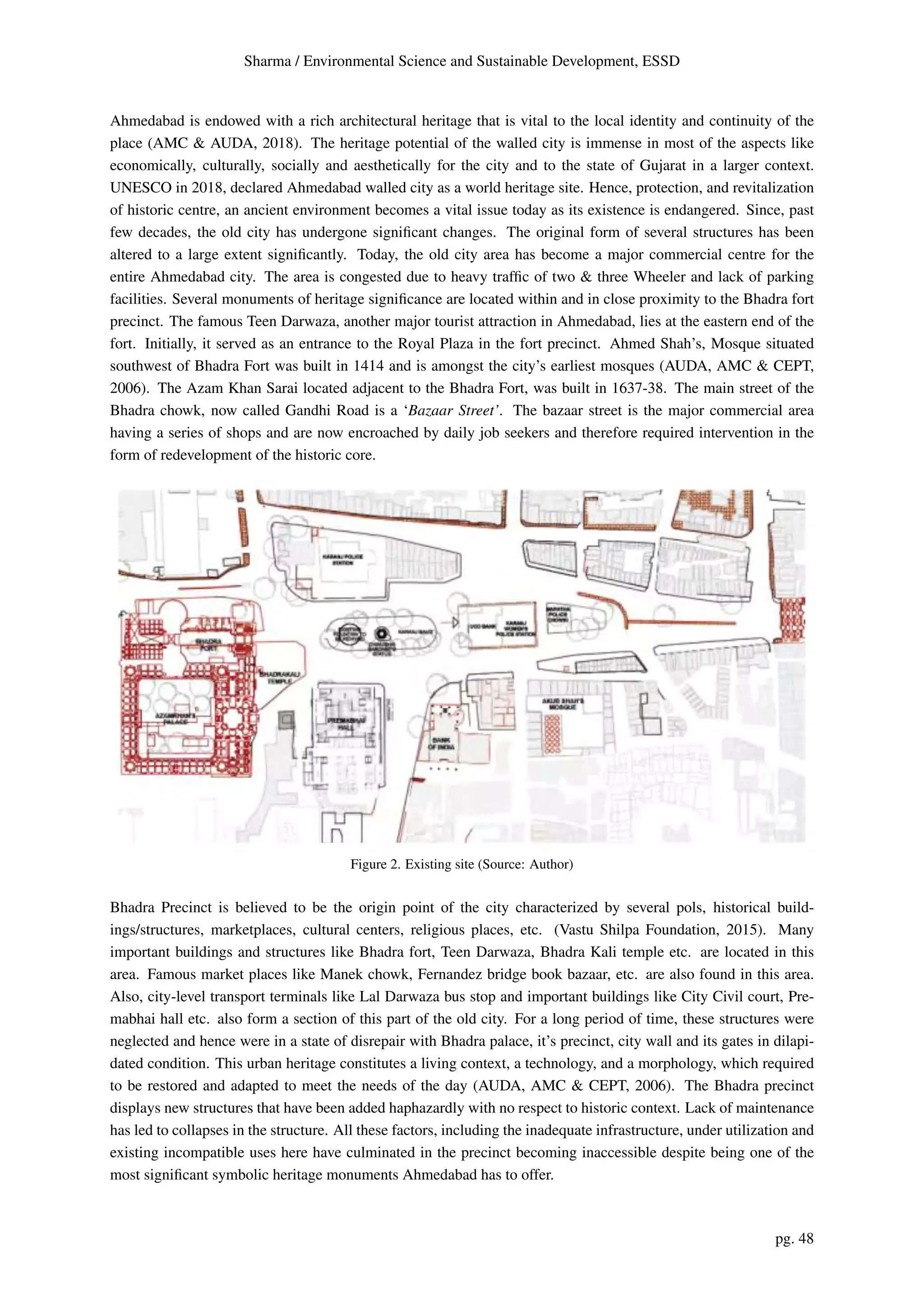 Revitalization Strategy for Historic Core of Ahmedabad | PDF