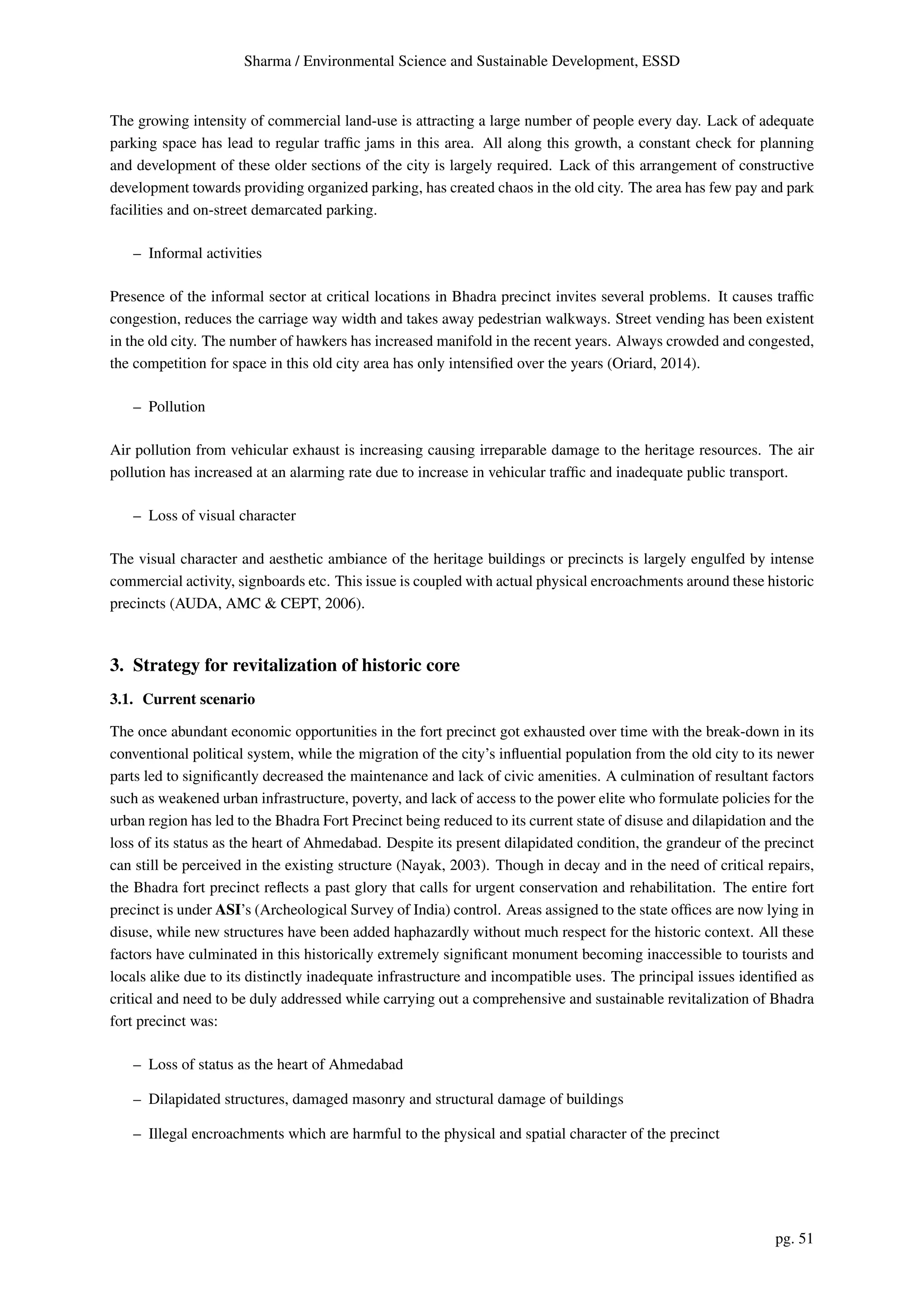 Revitalization Strategy for Historic Core of Ahmedabad | PDF