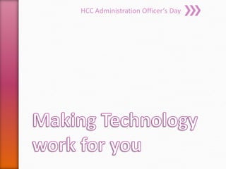 HCC Administration Officer’s Day
 