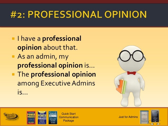 top ten phrases for administrative professionals