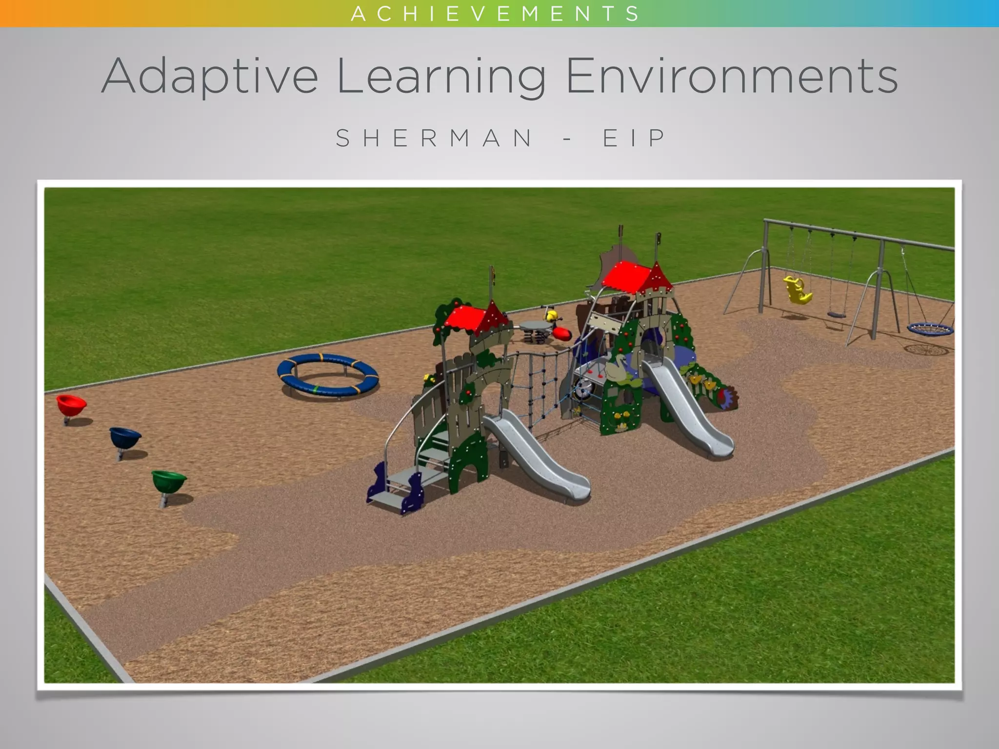 Adaptive Learning Environments
S H E R M A N - E I P
 