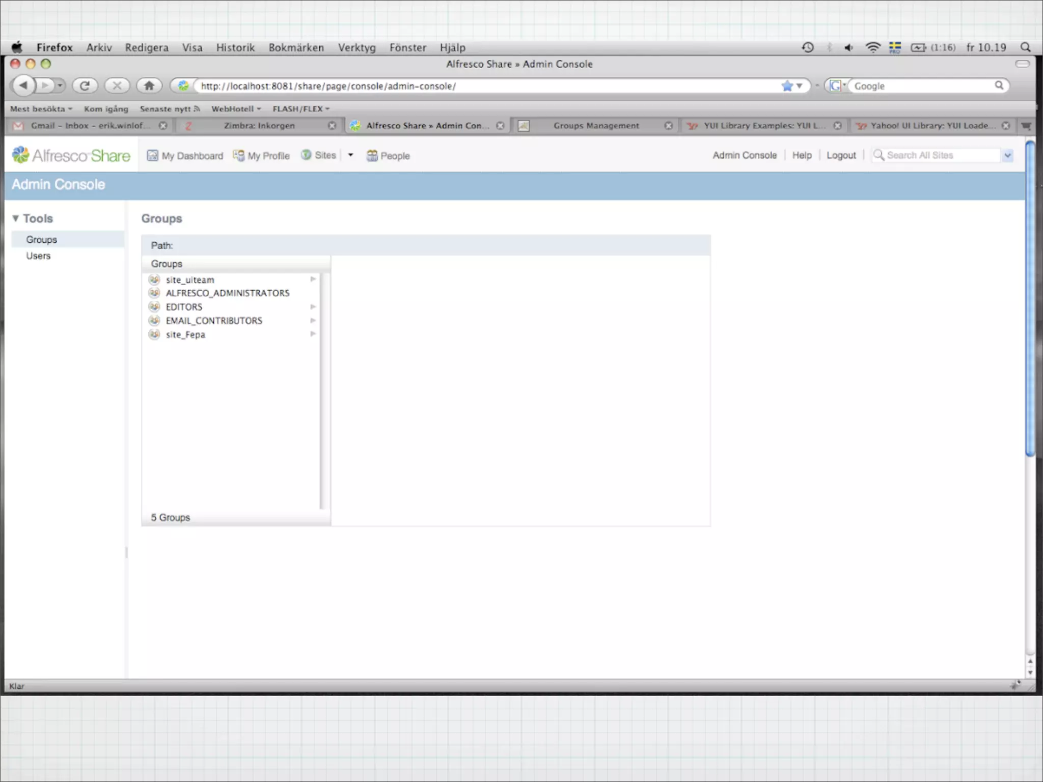 Admin Ui Console   Dev Screenshots