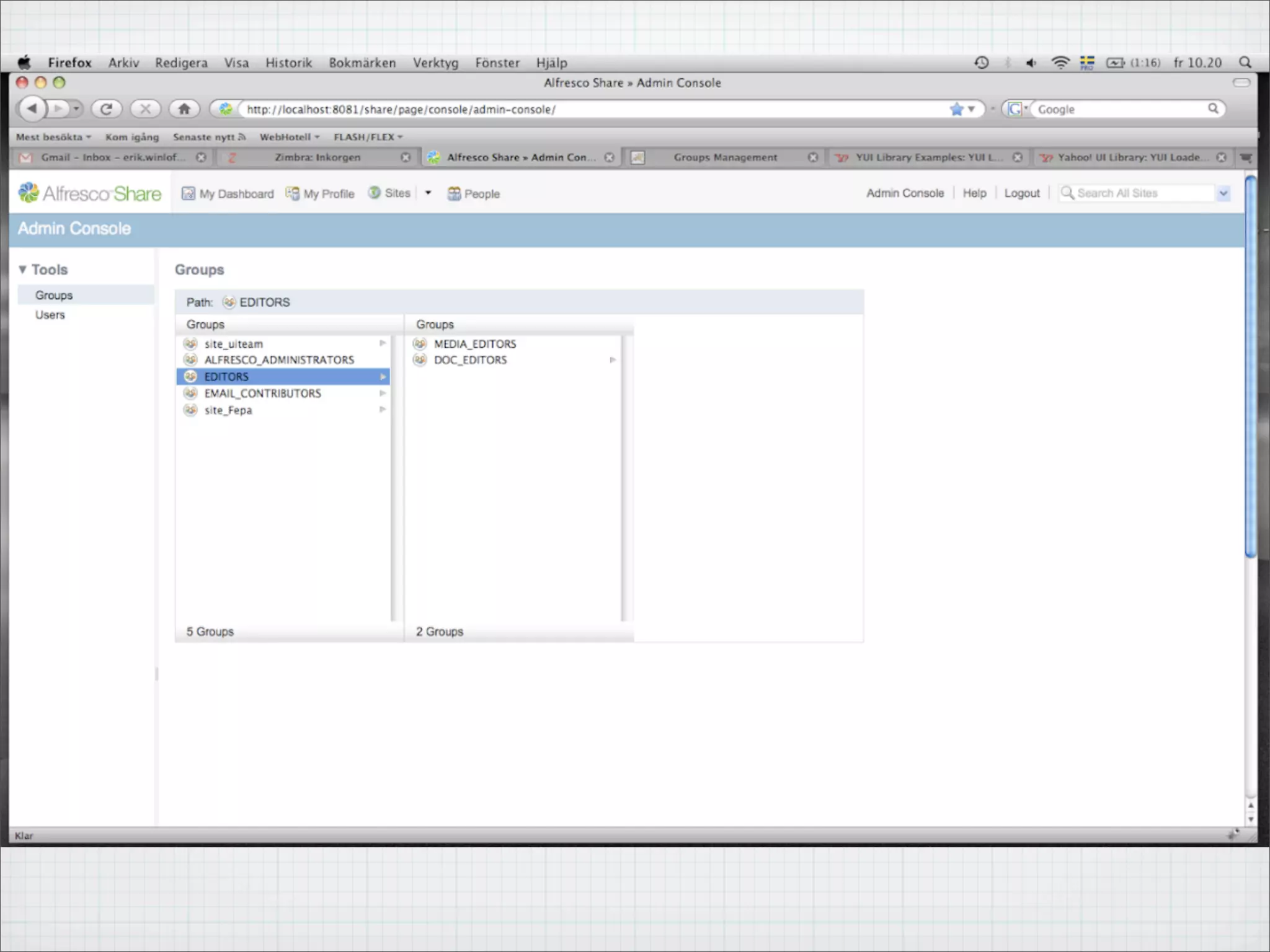 Admin Ui Console   Dev Screenshots
