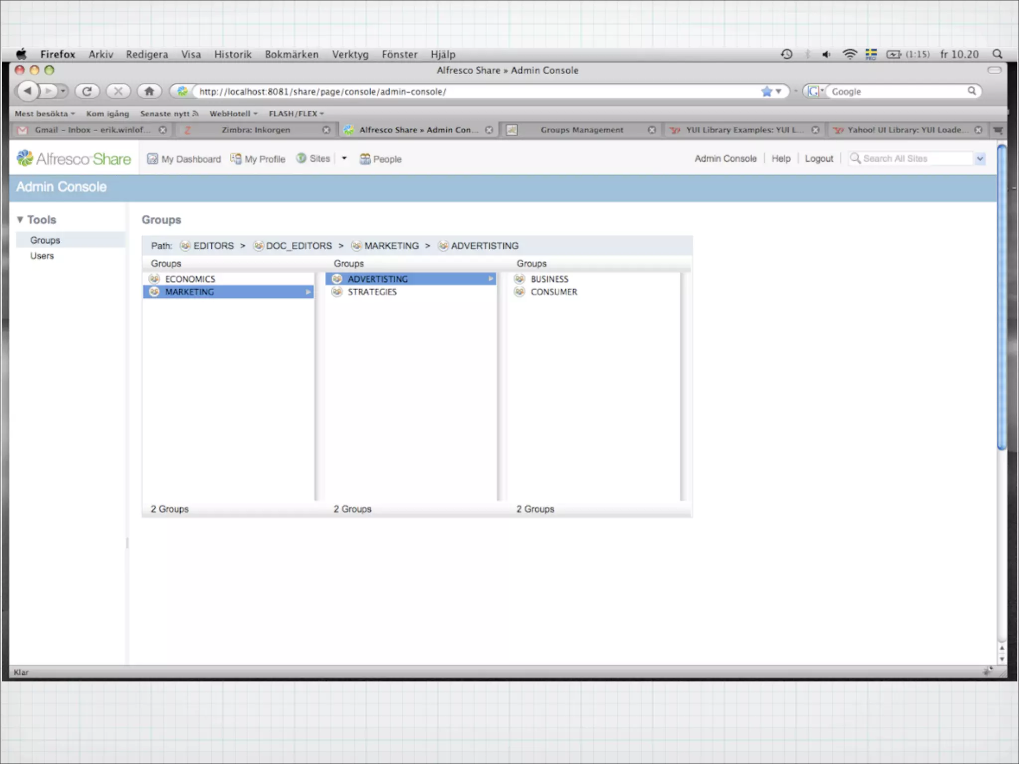 Admin Ui Console   Dev Screenshots