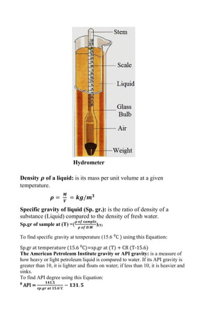 (Admiral) exp. no.3 find api of crude oil by wusing hydrometer | PDF