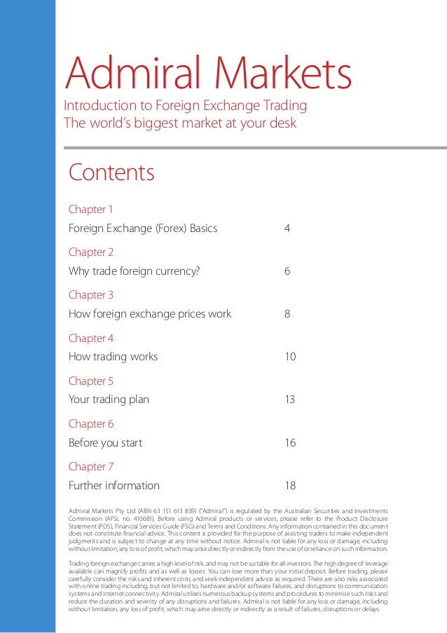 How the foreign exchange market works