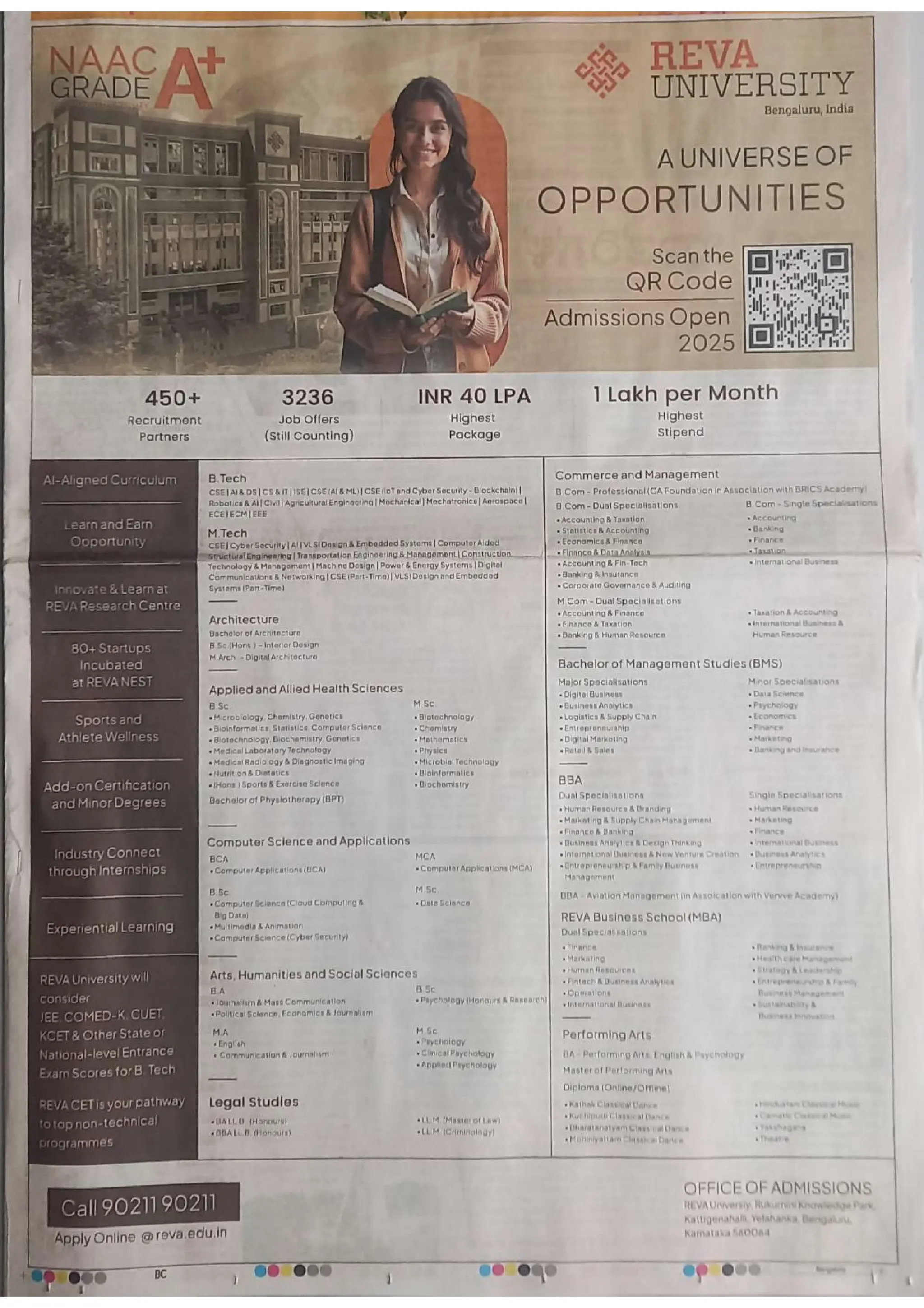 Admission Advertisement The Hindu reva.pdf