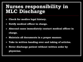 Admission And Discharge