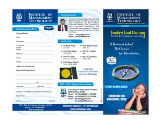 Admission Brochure