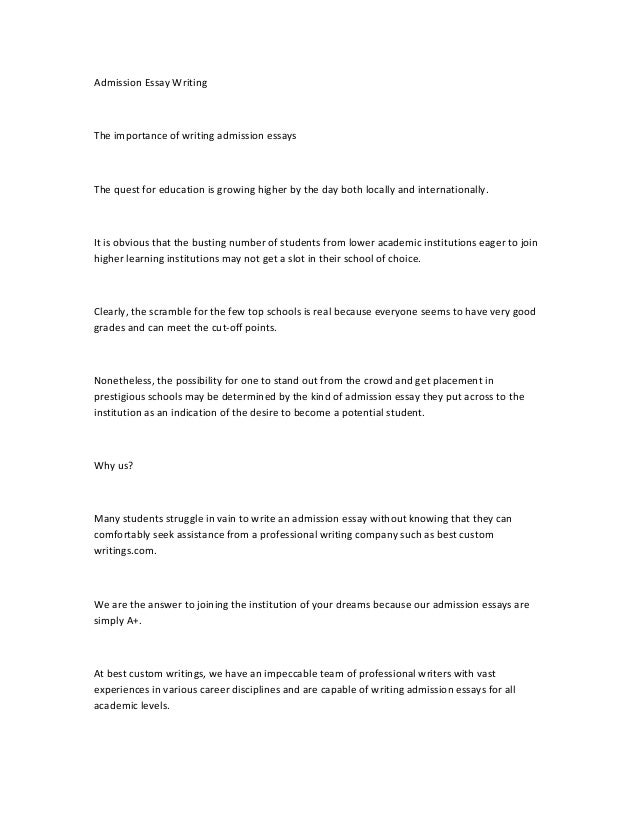 Writing an academic essay how to write an admission essay ppt