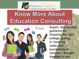 Expert, step-by-step
guidance for
choosing the right
college, getting
in, lowering
costs, and
succeeding on
campus – brought
together in one

 