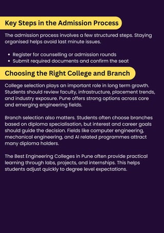 Admission Guide for Diploma Students Transitioning to Engineering in ...