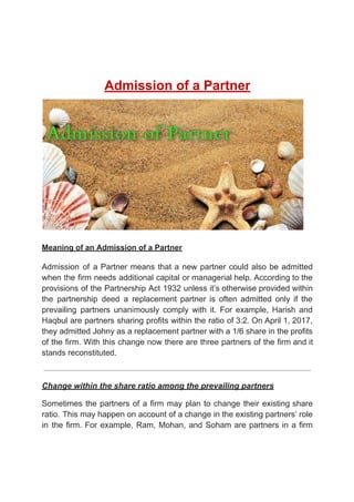 Admission of a Partner.pdf