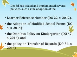 Admission policies and practices | PPTX
