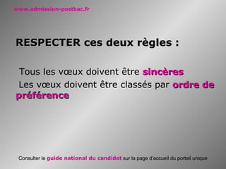 les objectifs de la formation 