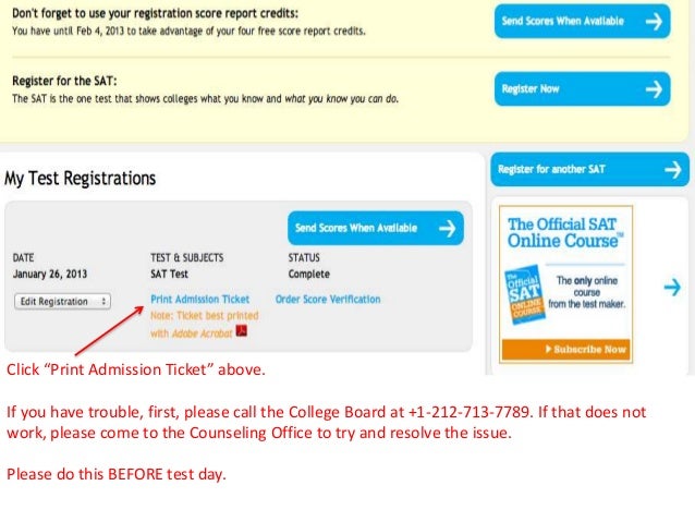 Admissions Ticket Printing Pp 1