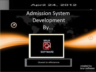 Admission system development