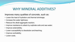 Admixture of concrete power point presentation | PPTX