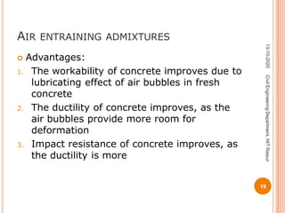 Admixtures in concrete concrete technology | PDF