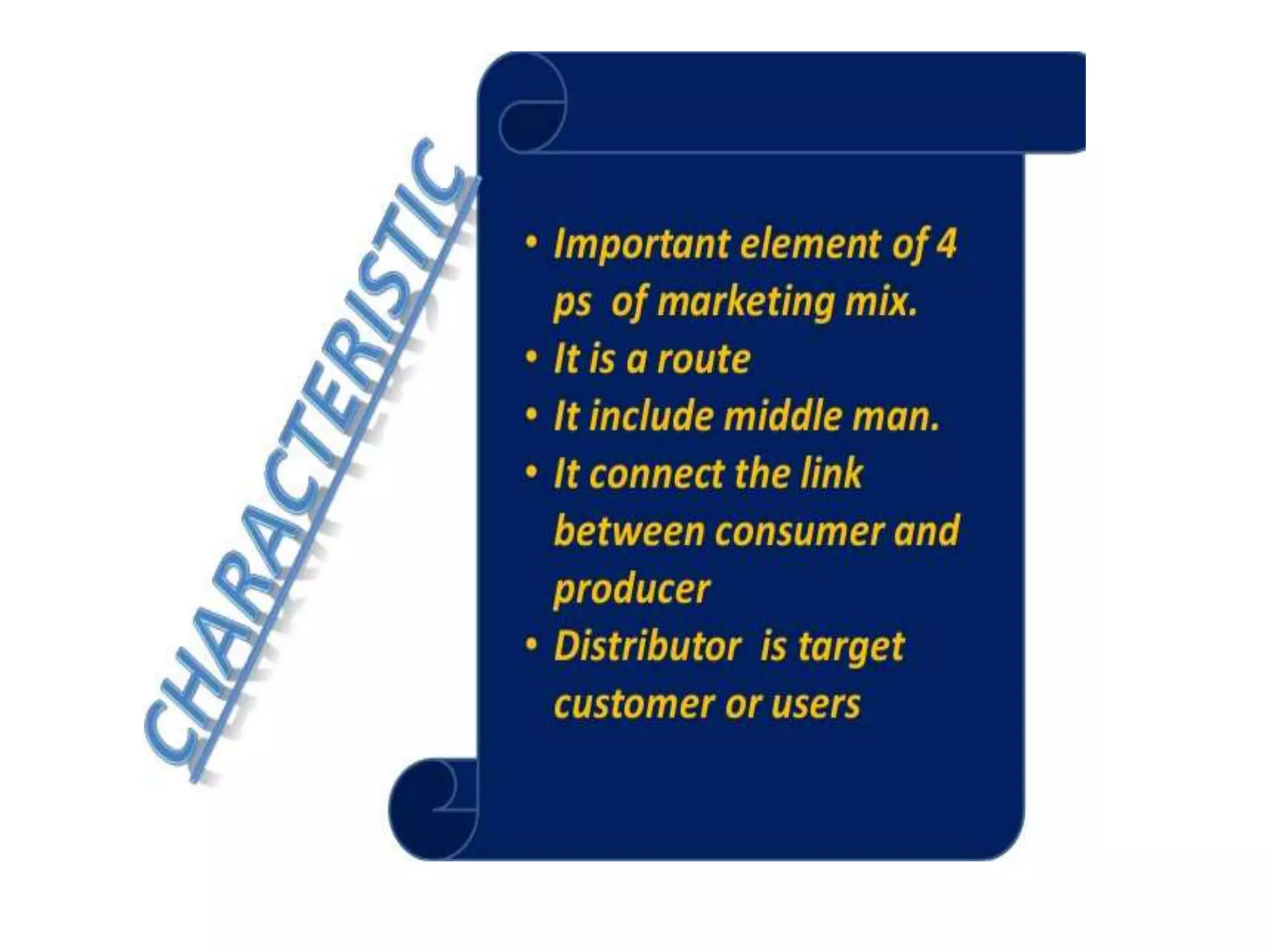 Channel distribution