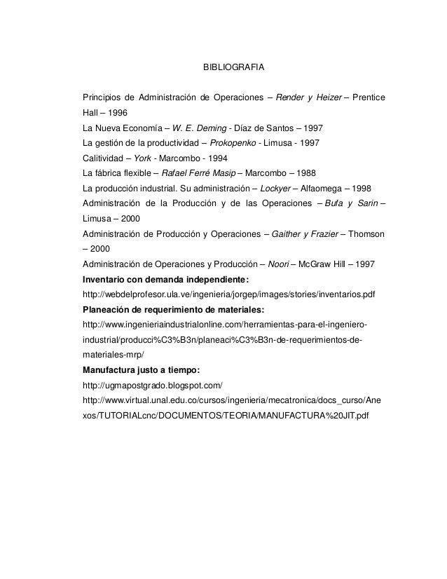 Administracion De Operaciones Render Heizer Pdf