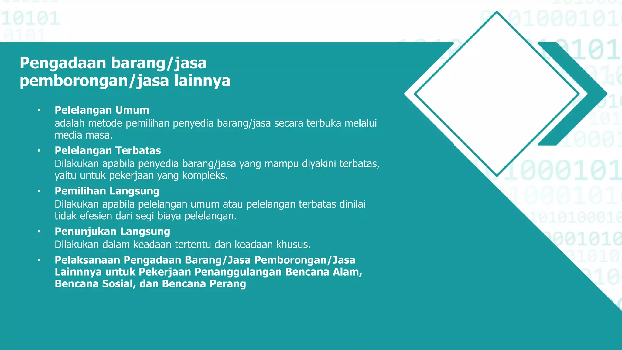 pengadaan barang dan jasa pemerintah | PPT