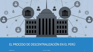 El Proceso de Descentralización en el Perú: Historia, Marco Legal y ...