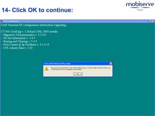 14- Click OK to continue:
 