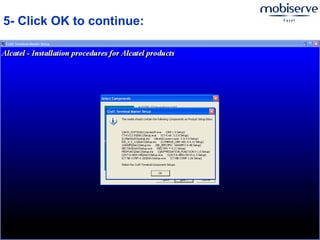 5- Click OK to continue:
 