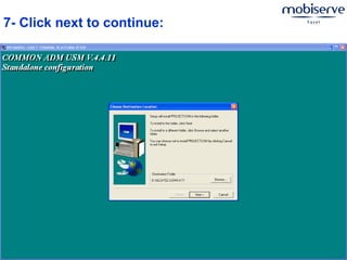 7- Click next to continue:
 