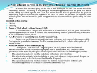 Hear Principles ADMINISTRATIVE LAW. UNIT-3 Comprehensive Overview of Principles of ...