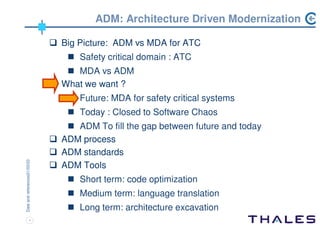 ADM workshop Chicago 2004