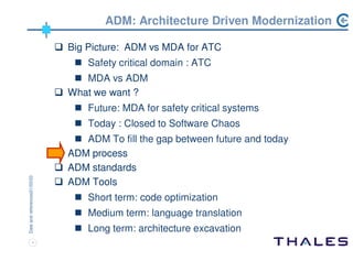 ADM workshop Chicago 2004