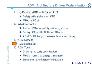 ADM workshop Chicago 2004