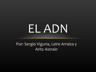 Por: Sergio Viguria, Leire Arraiza y Aritz Astrain EL ADN 