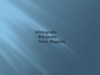 Bibliografie: Wikipedia