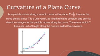 Curvature & Normal Vectors of a Curve | PPT