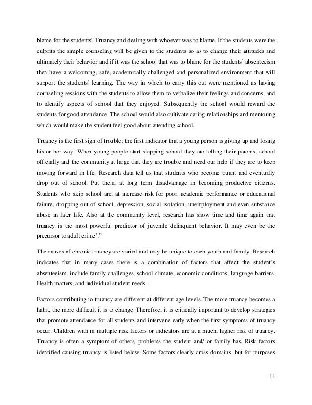 Absenteeism in Workplaces » All Researchers absenteeism dissertation
