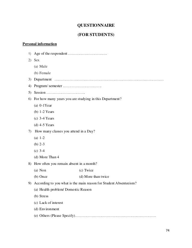Interview questions on student absenteeism picture