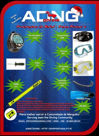 ADNG DIVING XMAS PROMO CATALOG