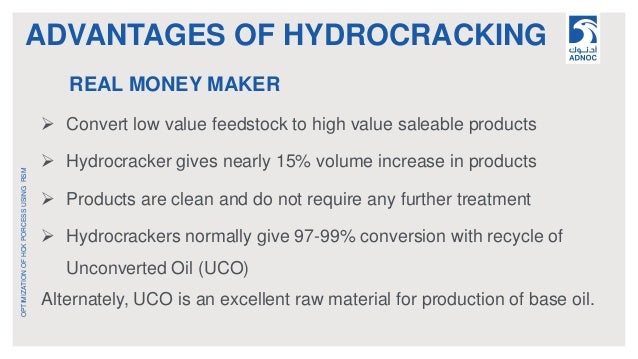 Advantages Of Hydrocracking Advantages Of Hydrocracking